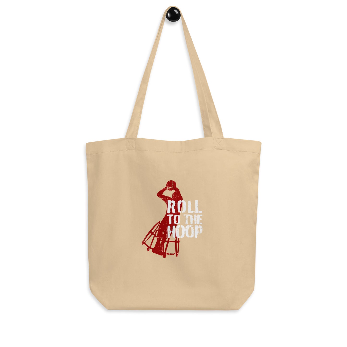 Roll to the hoop Wheelchair BasketballEco Tote Bag