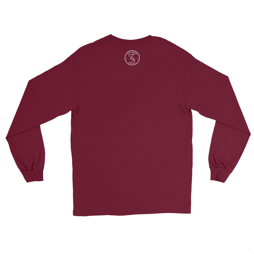Wheelchair Rugby Text Long Sleeve Shirt