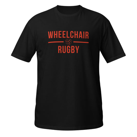 Wheelchair Rugby Text T-Shirt