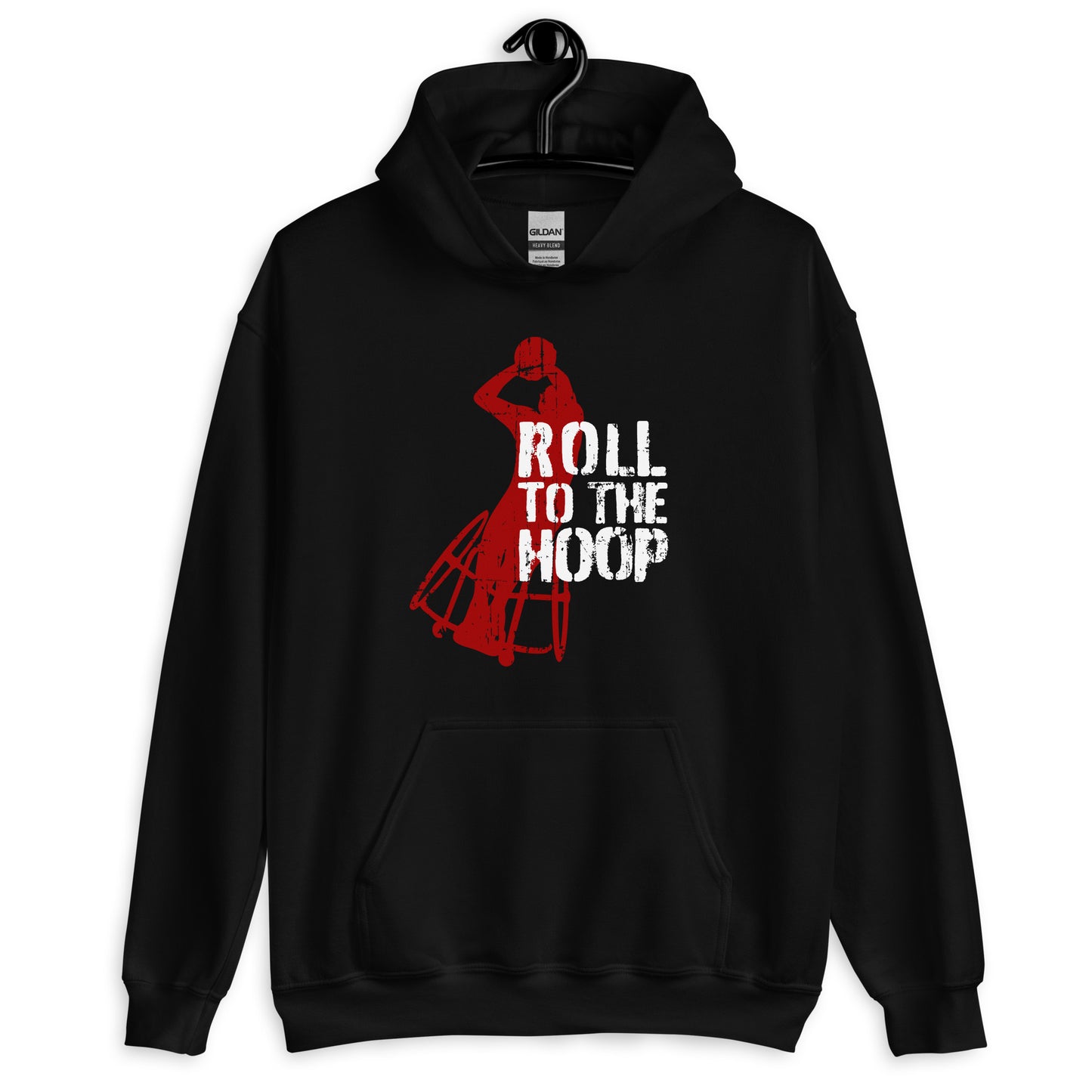 Roll To The Hoop Wheelchair Basketball Hoodie