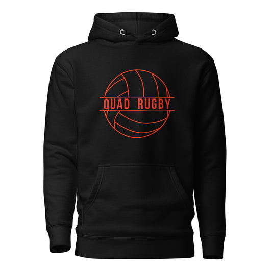 Quad Rugby Ball Hoodie