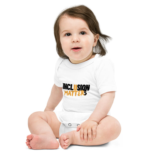 Inclusion Matters Baby short sleeve one piece